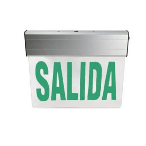 LUMINARIA INTERIOR DE USO COMERCIAL CC-SE-900L ¨SALIDA¨ 120V – 277V CON BATERIA RECARGABLE