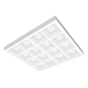 LUMINARIA INTERIOR DE USO COMERCIAL SQR 35W Y 68W 120V – 277V 5000K IP40