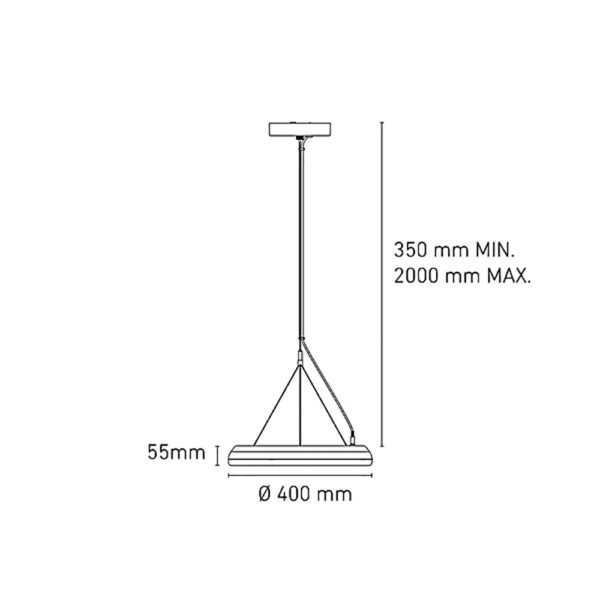 LAMPARA TIPO DONNA LED 27W 100 – 305V MODELO L6712 MAGG DONNA 27 - Imagen 5