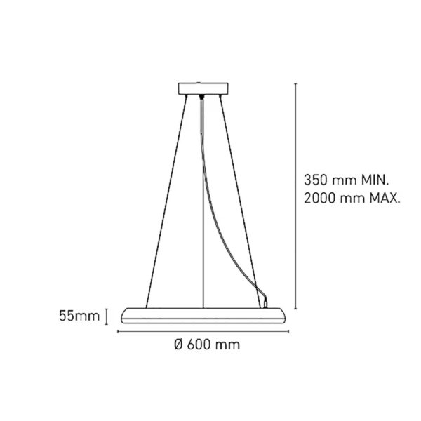 LAMPARA TIPO DONNA LED 50W 100 – 305V MODELO L6726 MAGG DONNA 60 - Imagen 3