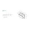 WALLPACK SQ EXTERIOR 120V – 277V 60W 5000K LUMIANCE P23912 - Imagen 4