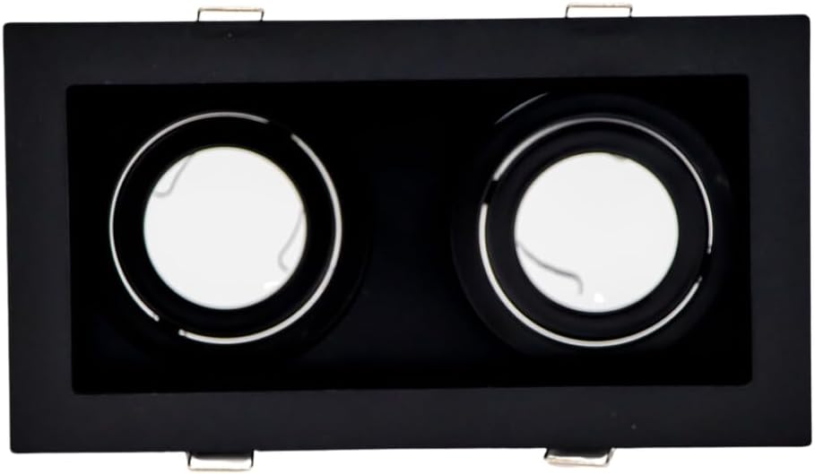 SPOT EMPOTRABLE DIRIGIBLE ADE-110 DOBLE NEGRO BASE GU10 - Imagen 5